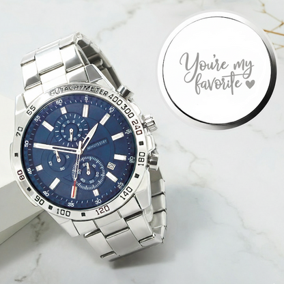 Personalized Mens Watch, Boyfriend Gift, Anniversary Gift