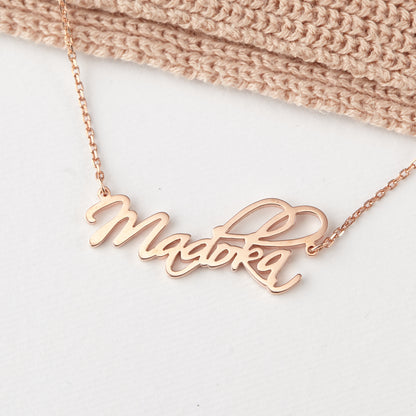 Nameplate Necklace, Teen Girl Necklace, Birthday Gift For Her